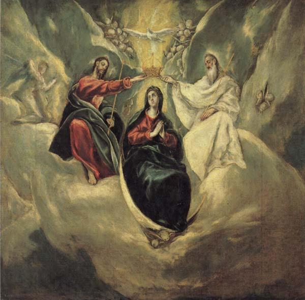 El Greco The Coronation of the Virgin oil painting image
